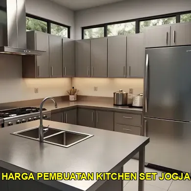 Mengetahui harga pembuatan kitchen set custom per meter jogja